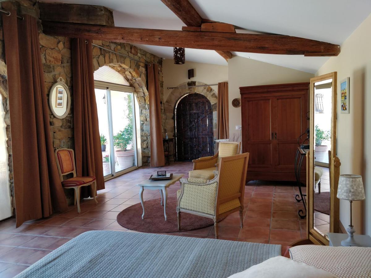 Chambre D'Hotes La Romaine Saint-Andre-de-Roquelongue Luaran gambar